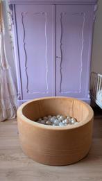 Ballenbak XL Moje rond 90x40 velvet goud, Ophalen, Zo goed als nieuw, Jongen of Meisje