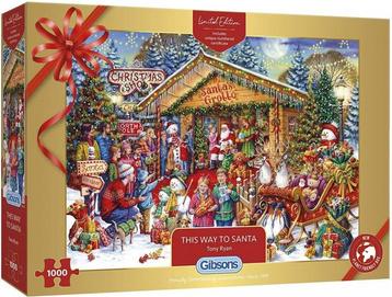 Gibsons - This Way To Santa - 1000 st. limited  (AANBIEDING) beschikbaar voor biedingen
