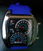 REV sport horloge snelheidsmeter blauw lichte schade [A-115], Ophalen of Verzenden, Nieuw