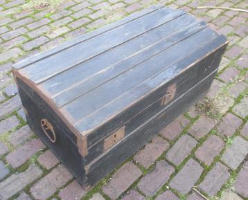 Leuke Antieke Houten Kist - 88x45x39 beschikbaar voor biedingen