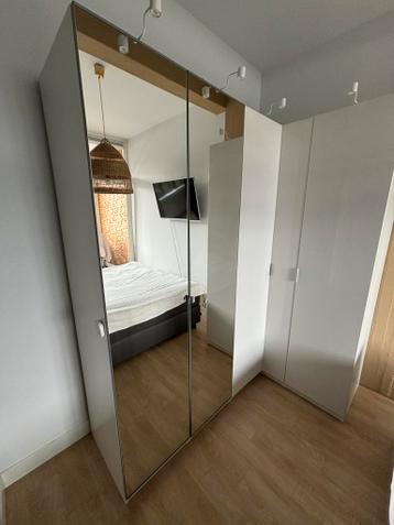 IKEA PAX combination corner wardrobe with mirror door - afbeelding 3