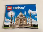 Lego 10256 Taj Mahal Instructieboekje, Kinderen en Baby's, Speelgoed | Duplo en Lego, Gebruikt, Ophalen of Verzenden, Lego