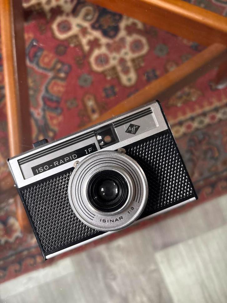 Agfa Iso Rapid IF Vintage Camera - Werkend!, Audio, Tv en Foto, Fotocamera's Analoog, Gebruikt, Compact, Overige Merken, Ophalen