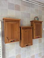 IKEA Houten Cabinet Badkamer, Huis en Inrichting, Badkamer | Badkamermeubels, (Half)hoge kast, Zo goed als nieuw, Minder dan 100 cm