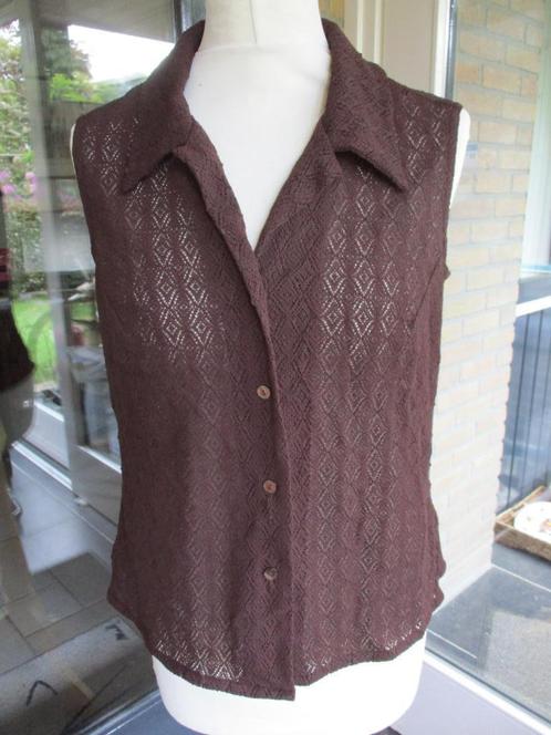 Xandres, size 38, Kleding | Dames, Blouses en Tunieken, Zo goed als nieuw, Maat 38/40 (M), Bruin, Verzenden