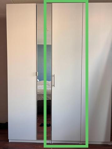 1x IKEA PAX kastdeur met handgreep (Forsand, wit, 50X229cm)