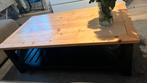 Industriële salontafel 120,5x70, Ophalen, Gebruikt, 100 tot 150 cm, 50 tot 100 cm