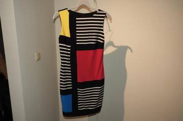 Joseph Ribkoff stretch jurk mondriaan look vakken kleurenS/M beschikbaar voor biedingen