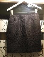 H&M Panterprint zwarte rok met glitter garen XS / S met zak, H&M, Zwart, Ophalen of Verzenden, Zo goed als nieuw