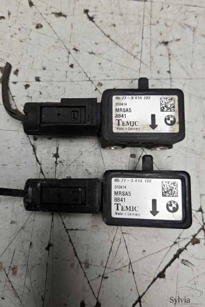 Crash impact sensor set BMW X3 serie E83 65773414122 3414122, Auto-onderdelen, Elektronica en Kabels, Gebruikt, Ophalen of Verzenden