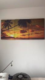 Leuk 3 luik schilderijtjes, Ophalen of Verzenden