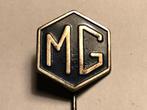 Metalen MG AUTOMERK Speld (Blauw/Metaalkleur)., Verzenden, Zo goed als nieuw, Transport, Speldje of Pin