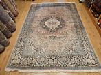 Vintage handgeknoopt oosters tapijt kashmir zijde 314x213, Huis en Inrichting, Stoffering | Tapijten en Kleden, Info@SlatsAntiek.nl