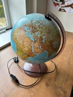 Globe (wereldbol) met verlichting als nieuw, Ophalen, Zo goed als nieuw