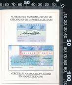 Sticker: Giropas Girobetaalkaart - Noteer en vergelijk, Ophalen of Verzenden