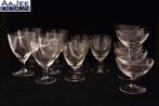 15 Gegraveerde Art Deco glaasjes - Kristal - 1920 /1930, Verzamelen, Glas en Borrelglaasjes, Ophalen of Verzenden, Zo goed als nieuw