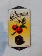 emaille bord ringers deurpostje jaren 50, Ophalen of Verzenden