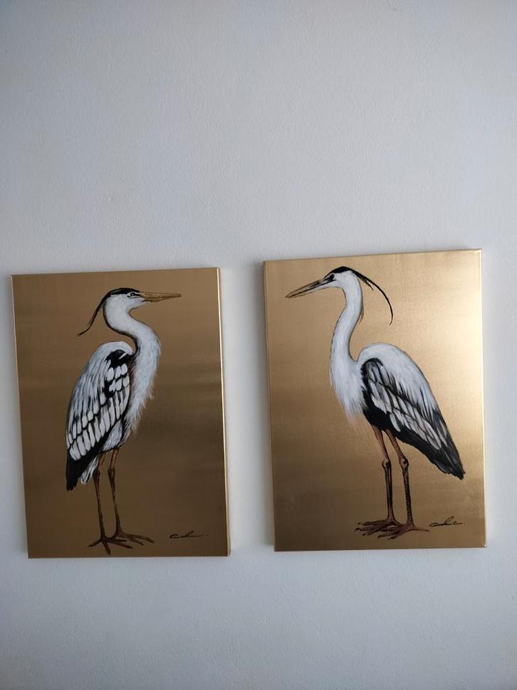 Reiger Schilderijen Set Kare design, Antiek en Kunst, Kunst | Schilderijen | Klassiek, Ophalen