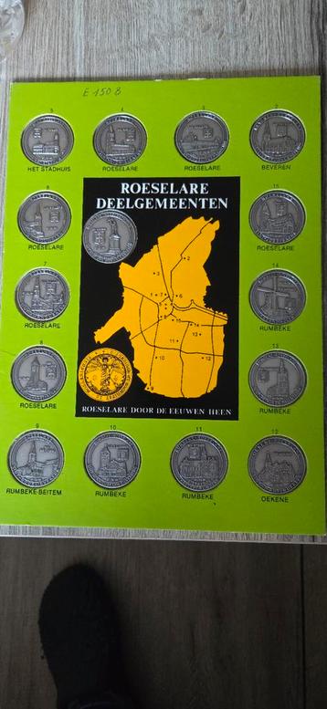 Roeselare Deelgemeenten Medaille Set beschikbaar voor biedingen