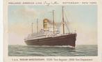 Rotterdam - Nieuw Amsterdam Holland-America line scheepvaart, Verzamelen, Ansichtkaarten | Themakaarten, Ophalen of Verzenden