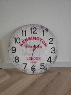Vintage Wandklok Kensington Station London, Huis en Inrichting, Ophalen, Gebruikt, Analoog, Wandklok