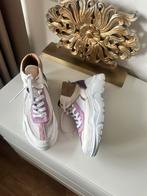 DW//RS sneakers maat 41 wit leer lila zgan, Ophalen of Verzenden, Zo goed als nieuw, Wit, Sneakers of Gympen
