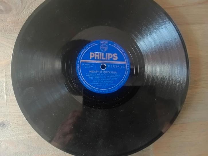 10 x 78 toeren platen van Philips, Cd's en Dvd's, Vinyl | Overige Vinyl, Gebruikt, 10 inch, Ophalen of Verzenden