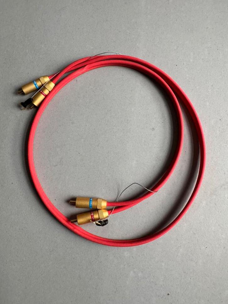 Van den Hul The Isis  phono i (1 m, RCA-RCA, met aardedraad), Audio, Tv en Foto, Audiokabels en Televisiekabels, Gebruikt, Interlink-kabel