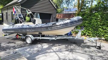 RIB Boot 90PK incl. KALF trailer en veel extra's beschikbaar voor biedingen