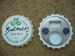 Bulmers 8 cm opener tevens koelkastmagneet uit de jaren 70, Ophalen of Verzenden