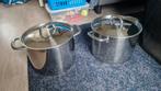 Twee  soeppannen 24 cm, Huis en Inrichting, Keuken | Potten en Pannen, Ophalen of Verzenden
