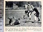 Den haag 1941, hockey: hdm klopt deventer op amonsvlakte, Verzamelen, Foto's en Prenten, Verzenden, 1940 tot 1960, Gebruikt, Overige onderwerpen