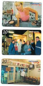 Zwitserland, 3 telefoonkaarten, momenten, Verzamelen, Ophalen of Verzenden, Buitenland