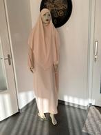 Khimar abaya set, Nieuw, Beige, Ophalen of Verzenden, Boven de knie