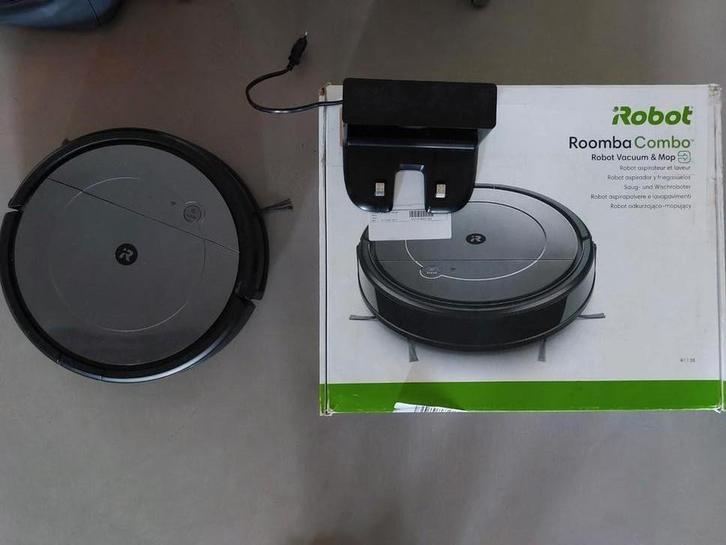 iRobot Roomba Combo R1138 Robotstofzuiger met Dweilfunctie, Witgoed en Apparatuur, Stofzuigers, Gebruikt, Robotstofzuiger, Reservoir