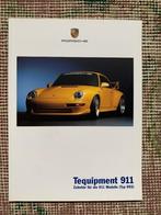 Brochure Porsche 911 993 Tequipment 2001 Nieuw!, Nieuw, Porsche, Ophalen of Verzenden, Porsche
