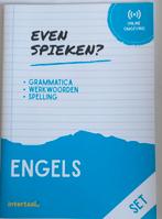 Even Spieken - Engels grammatica, spelling, werkwoorden en w, Ophalen of Verzenden, Zo goed als nieuw, Overige niveaus, Engels