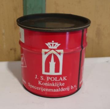 Blik J.S. Polak Steenwijk kruiden kaneel rood 1 kg beschikbaar voor biedingen