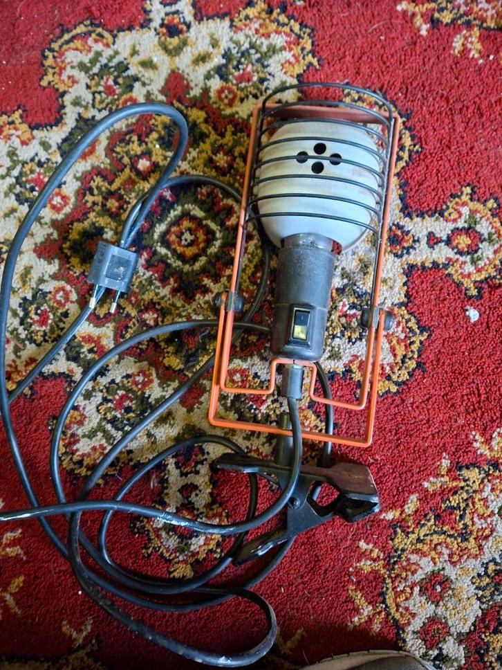 Vintage Sintesi Artemide Lamp met Klem, Doe-het-zelf en Verbouw, Bouwverlichting, Ophalen of Verzenden