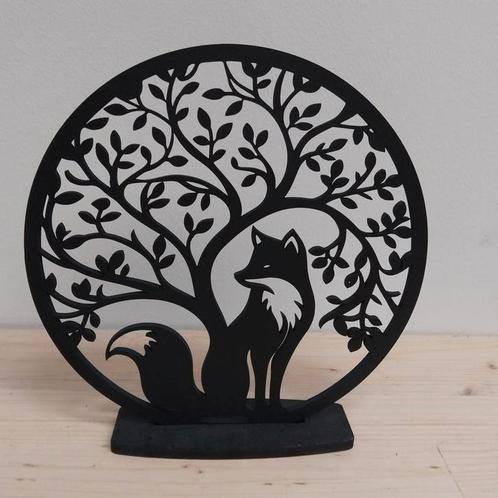 Houten standaard vos, Huis en Inrichting, Woonaccessoires | Overige, Nieuw, Ophalen of Verzenden
