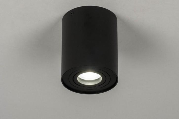 zwart spots opbouw bed woonkeuken keuken tafel bedrijf lamp, Huis en Inrichting, Lampen | Spots, Nieuw, Metaal of Aluminium, Led
