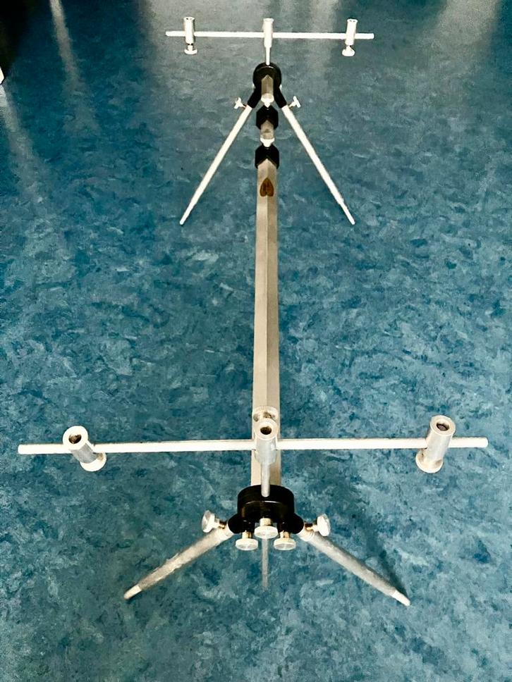 Rodpod / Rod Pod - Aluminium Traditional Ton Temming, Watersport en Boten, Hengelsport | Karpervissen, Zo goed als nieuw, Overige typen