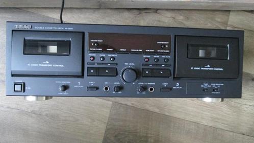 teac w-1200 dubbel cassettedeck, Audio, Tv en Foto, Cassettedecks, Overige merken, Ophalen of Verzenden