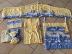 Beddengoed voor ledikant, babybed ,geel/blauw beer. Bestaat, Ophalen of Verzenden, Gebruikt, Jongetje of Meisje, Dekbedovertrek