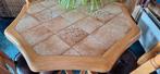 Eethoek blank eiken 8 hoekig Ø130cm h75cm. Bieden svp!, Ophalen
