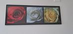Rozen print wanddecoratie, Ophalen, 75 tot 100 cm, Minder dan 50 cm, Print