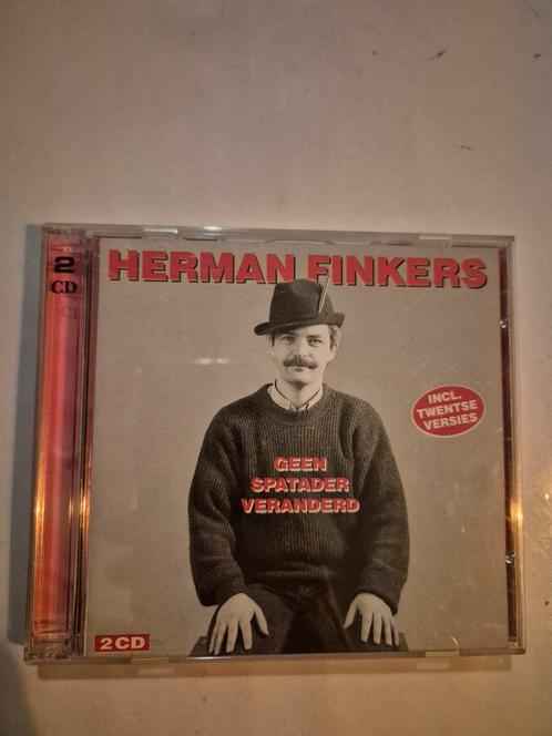 Herman Finkers - Geen spatader veranderd. 2cd.1997., Cd's en Dvd's, Cd's | Humor en Cabaret, Gebruikt, Ophalen of Verzenden