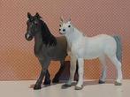 Schleich repaint haflinger merrie & Arabier merrie, Ophalen of Verzenden, Gebruikt, Paard, Beeldje of Figuurtje