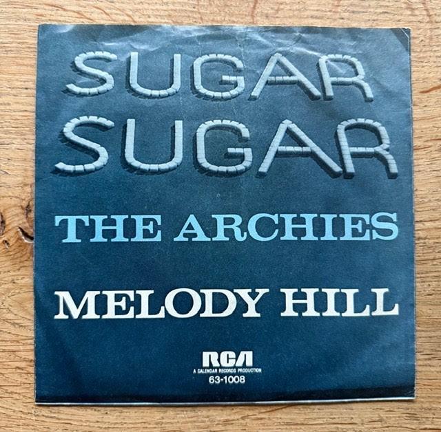 The Archies - Sugar sugar, Cd's en Dvd's, Vinyl Singles, Gebruikt, Single, Pop, 7 inch, Ophalen of Verzenden