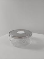 Theelichthouder voor theepot, hittebestendig glas en rvs, Overige typen, Ophalen of Verzenden, Effen, Glas